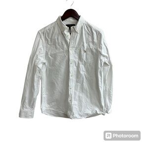 Ralph Lauren White Collared Button Down